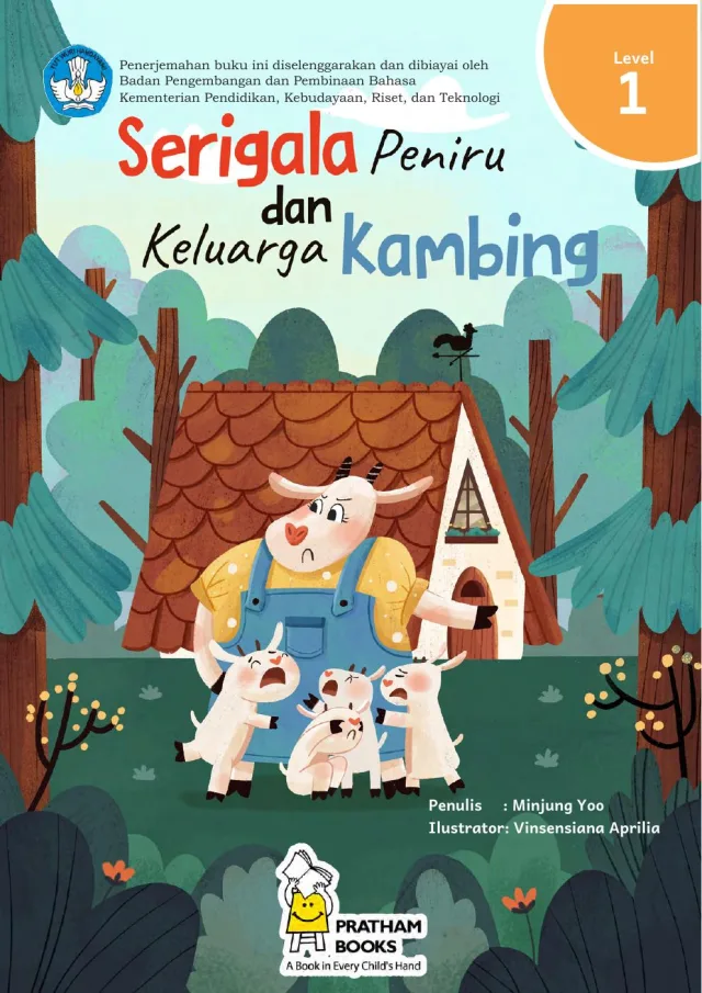 Cover Serigala Peniru Dan Keluarga Kambing